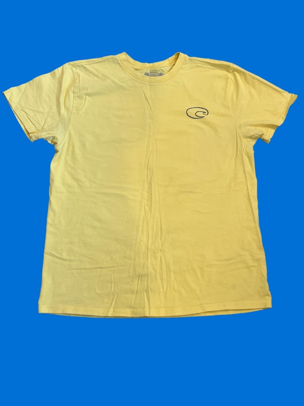 Costa Yellow Short Sleeve Crew Tee